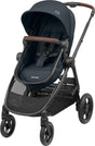 Maxi-Cosi Zelia³ Kinderwagen – Essential Graphite (schwarzer Rahmen + braunes Leder)