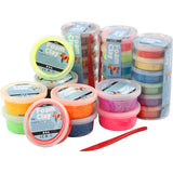 Foam Clay®, Glitzer, verschiedene Farben, 28 Boxen 1 Box