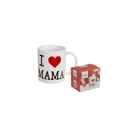 Ootb Tasse „I Love Mama“ ø8x10cm in Geschenkbox