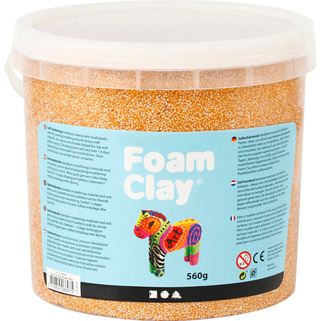 Schaumstoffton - Metallic Gold, 560gr.