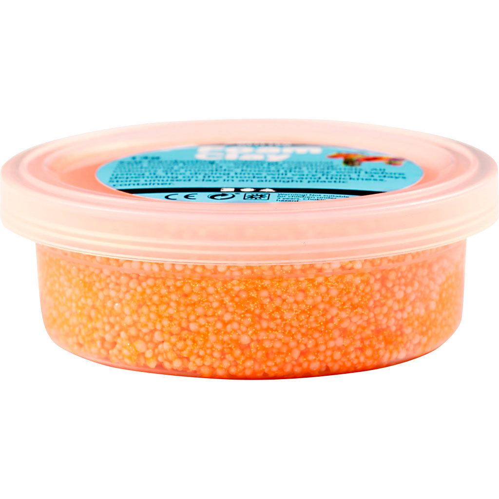Foam Clay®, Glitzer, Orange, 35 gr 1 Box