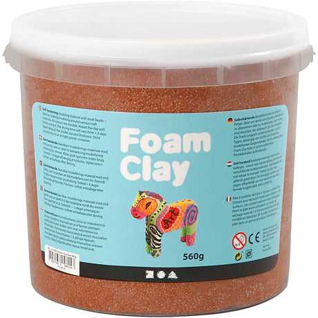 Schaumton https: www.cchobby.nl foam-clayr-brown-560-gr-1-bucket