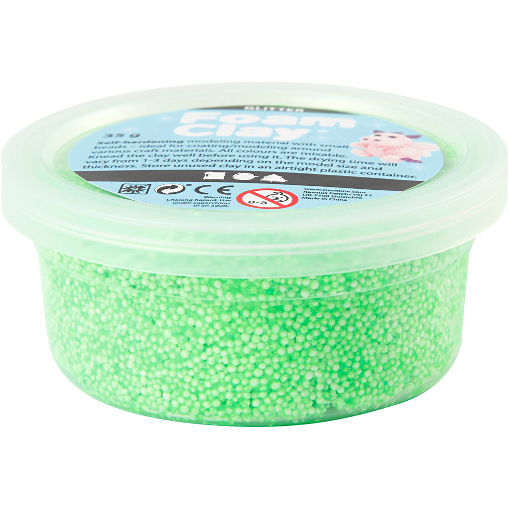 Kreativunternehmen https: www.cchobby.nl foam-clayr-glitter-green-35-gr-1-doosje