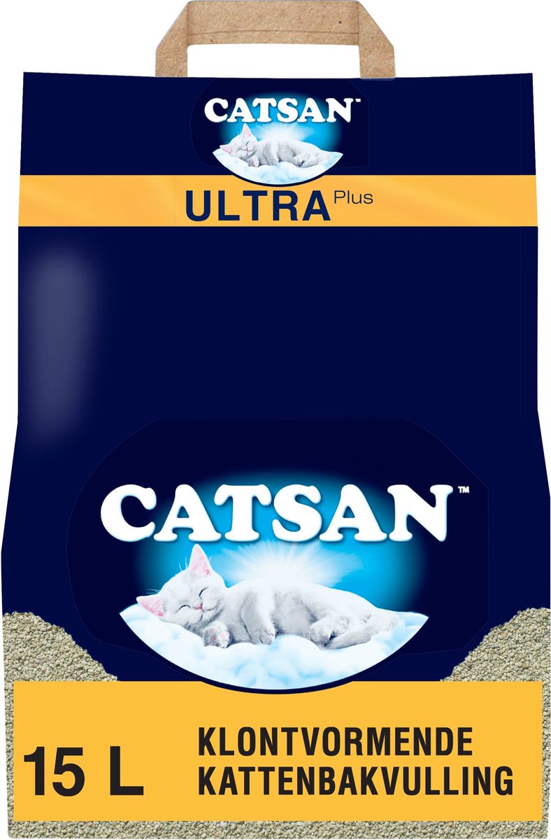 Catsan Katzenstreu - klumpendes Ultra - Beutel - 15l