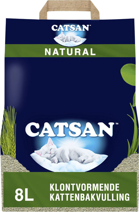 Catsan Katzenstreu – natürlich klumpend – 8 l