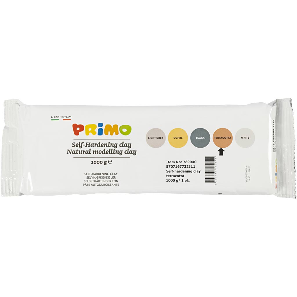 Kreativfirma Selbstverhärtungskulptur Klei Terrakotta, 1000gr
