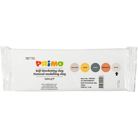 Kreativfirma Selbstverhärtungskulptur Klei White, 1000gr