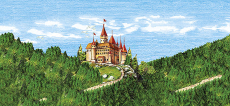 Faber Castell FC-120136 Buntstift Faber-Castell Castle sechseckiges Federmäppchen aus Pappe mit 36 ​​Teilen