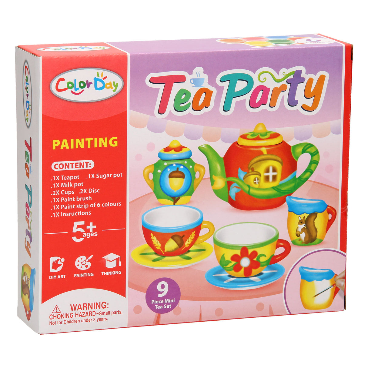 Tee -Set malen