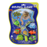 Tauchfischen mit Fischernetz, 7-tlg.