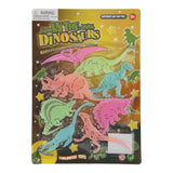 Im Dunkeln leuchtende Dinosaurier