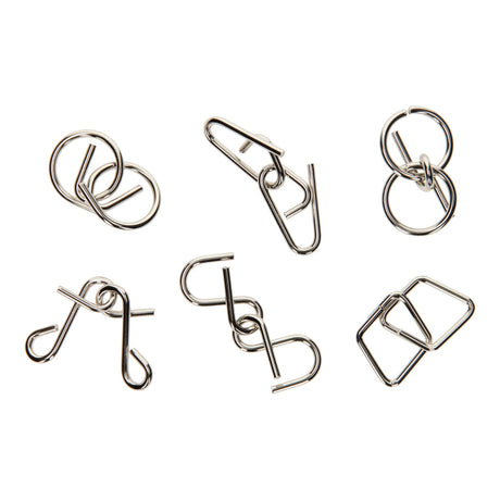 Mini-Gehirnpuzzle aus Metall