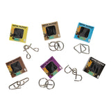 Mini-Gehirnpuzzle aus Metall
