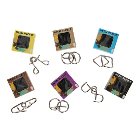 Mini-Gehirnpuzzle aus Metall