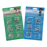 Metall-Gehirnpuzzle, 6-tlg.