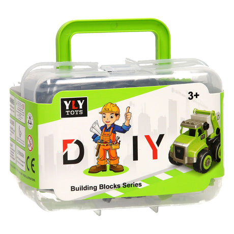 Lobbes Toys BV Aufbewahrungsbox zum Bauen Ihres eigenen Fahrzeugs – grün