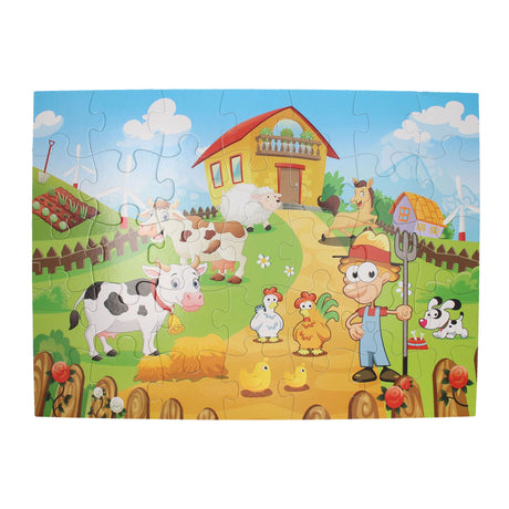 Lobbes Spielzeug z. B. Bodenpuzzle Bauernhof, 35-tlg.