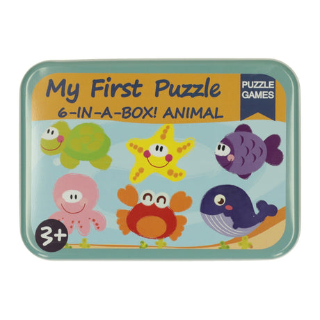 Lobbes Spielzeug, zum Beispiel meine ersten 6 Puzzles in der Dose – Unterwasserwelt