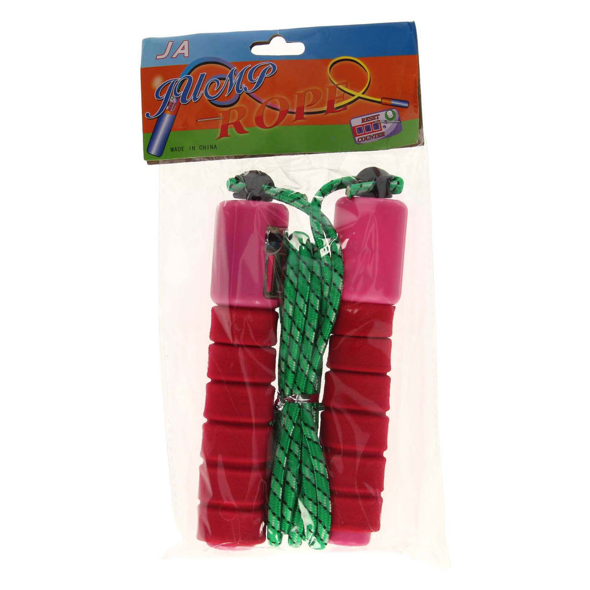 Zweifarbiges Springseil mit Gegenfarbe