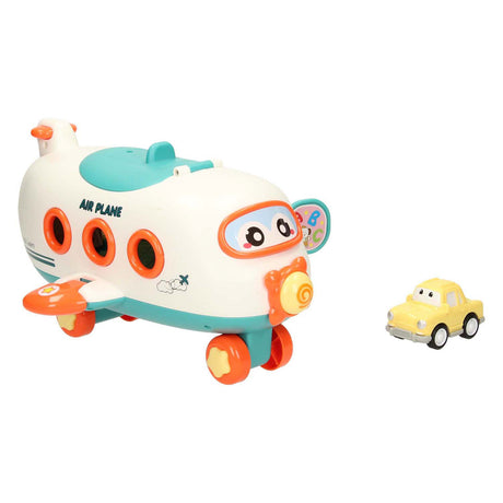 Lobbes Toys BV Spielset Passagierflugzeug mit Fahrzeugen