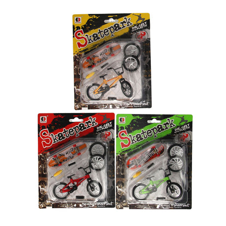 Finger-Stunt-Bike mit Zubehör