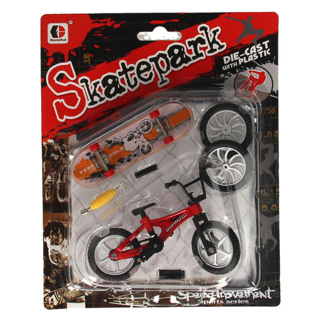 Finger-Stunt-Bike mit Zubehör