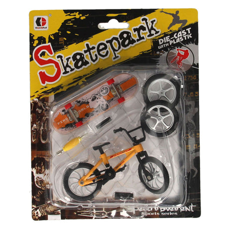 Finger-Stunt-Bike mit Zubehör