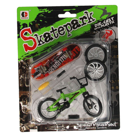 Finger-Stunt-Bike mit Zubehör