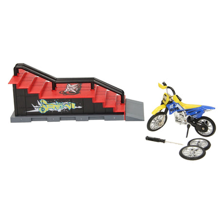 Fingerskateboard mit Stunt-Trail