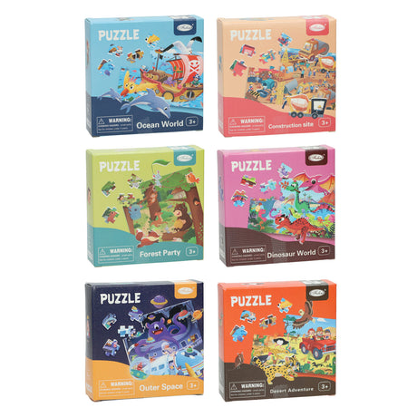 Mini-Puzzle-Thema, 64 Teile.