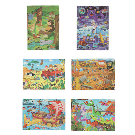 Mini-Puzzle-Thema, 64 Teile.