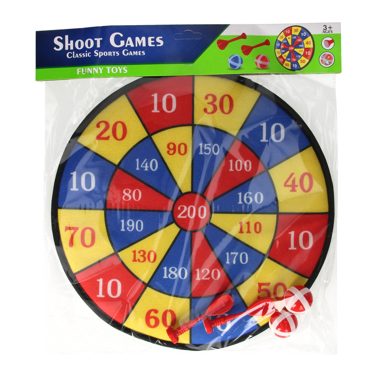 Darts-Spiel mit Klettverschluss