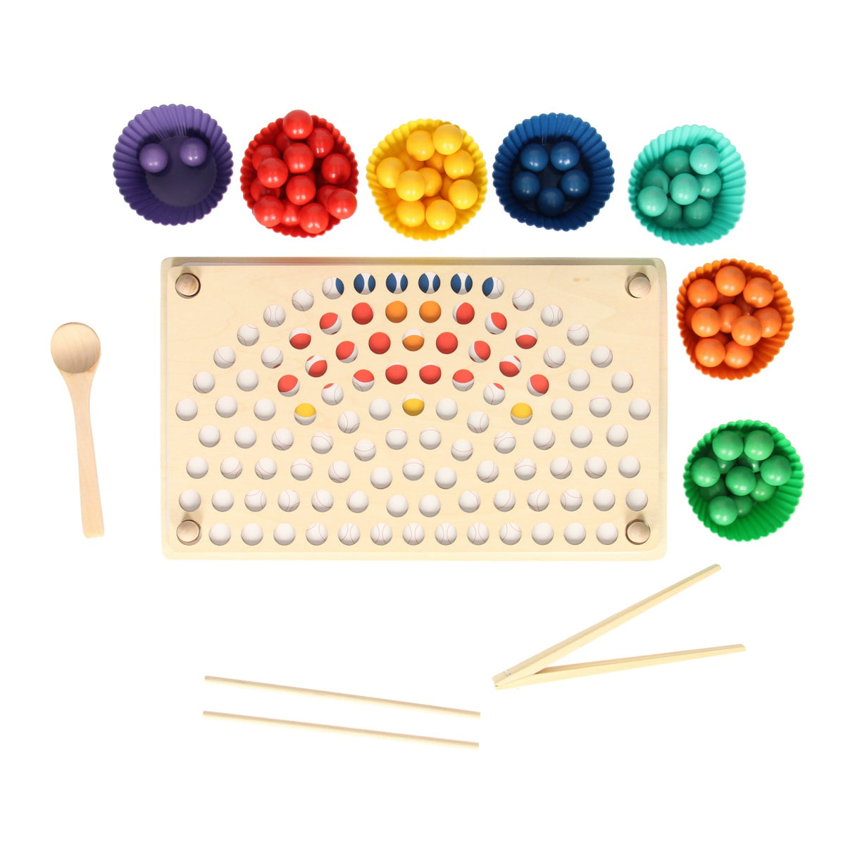 Regenbogenpokal-Ballspiel
