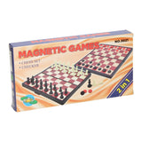 Magnetisches Schach- und Dame-Set
