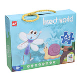 Puzzle Insektenwelt, 63 Teile.