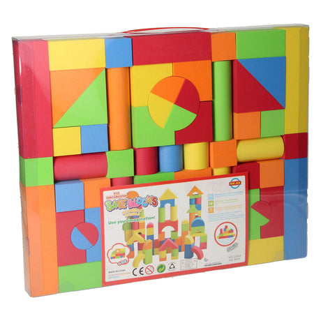 Lobbes speelgoed bv foam speelblokken, 63dlg.