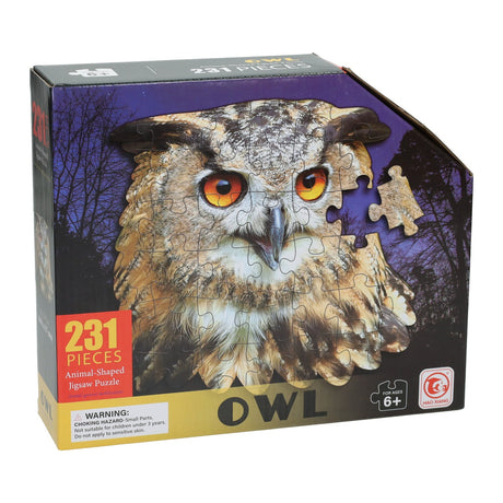 Puzzle Eule - 231 Teile.
