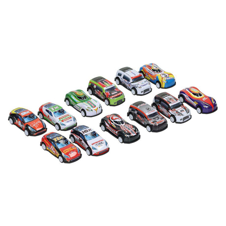 Lobbes Super Metal Auto-Rückziehset – 12er-Pack