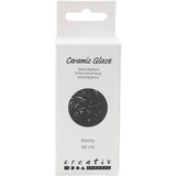 Creativ Company Keramikglasur 984-1101 C undurchsichtiges Ebenholz – 60 ml