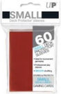 Ultra pro speelgoed | kaartspel - sleeves pro-matte red small d10