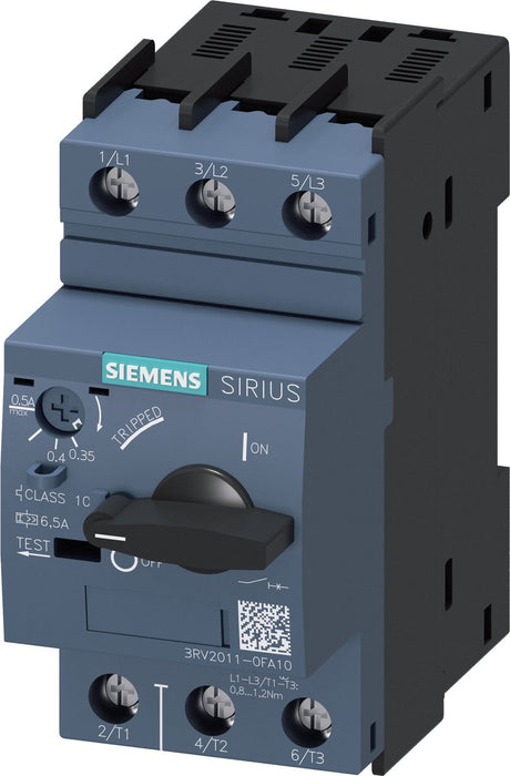 Siemens click and go motorbeveiligingsschakelaar