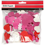Kreativunternehmen https: www.cchobby.nl foam-shapes-size-20-50-mm-thickness-2-mm-heart-diverse-colors-200-piece-1-box