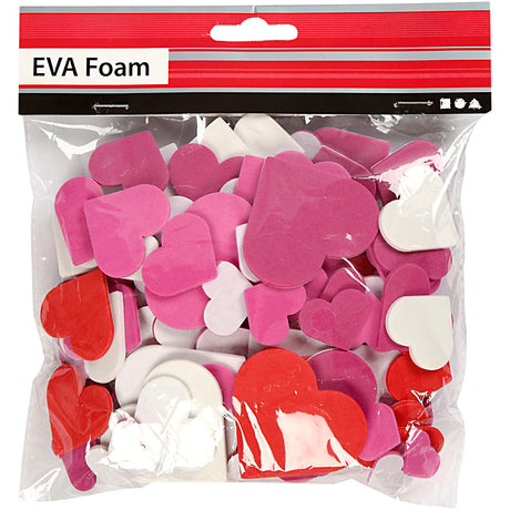 Kreativunternehmen https: www.cchobby.nl foam-shapes-size-20-50-mm-thickness-2-mm-heart-diverse-colors-200-piece-1-box