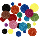 Creativ Company Schaumstoffformen Glitzerkreise, 150 Stk.