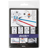 Kreativunternehmen https: www.cchobby.nl sheet-shrink-foil-with-motifs-pirate-sheet-10-5x14-5-cm-thickness-0-3-mm-matt-transparent-4-sheet-1-box