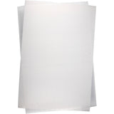 Creativ Company Schrumpffolienblätter, Blatt 20x30 cm, Stärke 0,3 mm, transparent glänzend, 100 Blatt 1 Karton