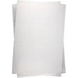 Creativ Company Schrumpffolienblätter, Blatt 20x30 cm, Stärke 0,3 mm, matttransparent, 100 Blatt 1 Karton