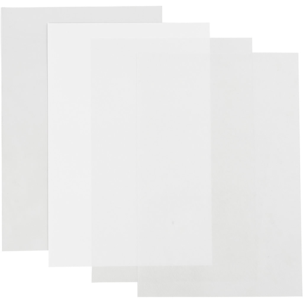 Kreativunternehmen https: www.cchobby.nl sheet-shrink-foil-sheet-20x30-cm-thickness-0-3-mm-transparent-gloss-matt-transparent-matt-white-4-sheet-1-box