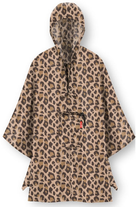 Reisenthel Mini Maxi Poncho Regenponcho – faltbar – Leo Macchiato Braun
