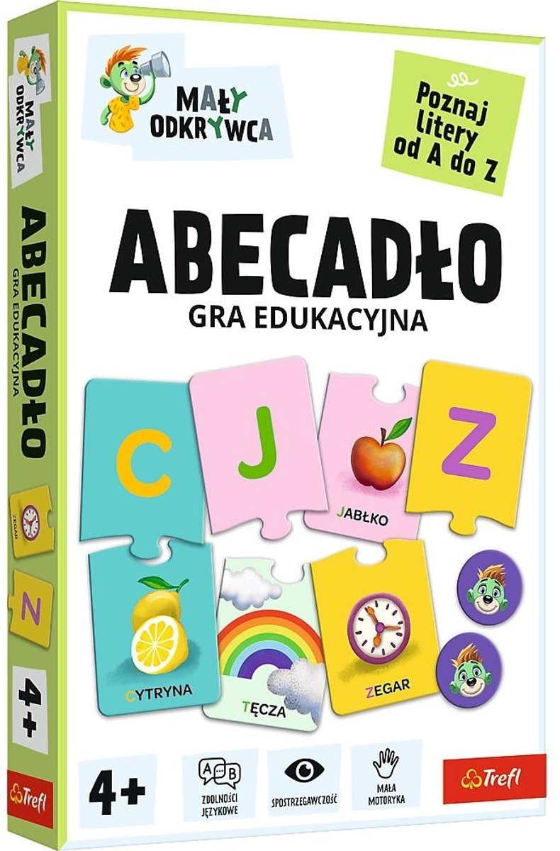 Trefl abecadło gra edukacyjna - Abecadło-Lernspiel